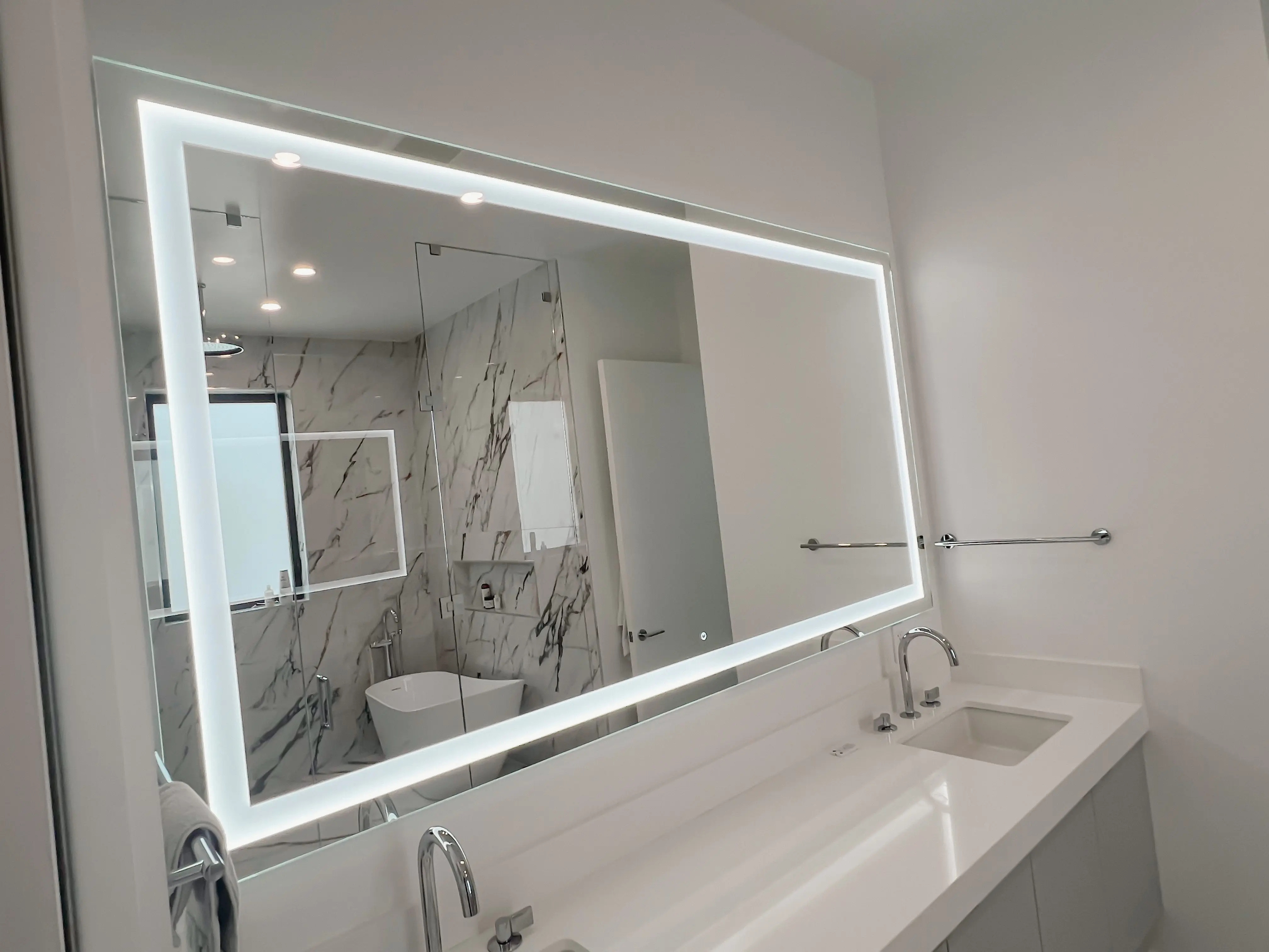 Door and Panel Shower 3/8” Clear Monolithic Tempered Glass