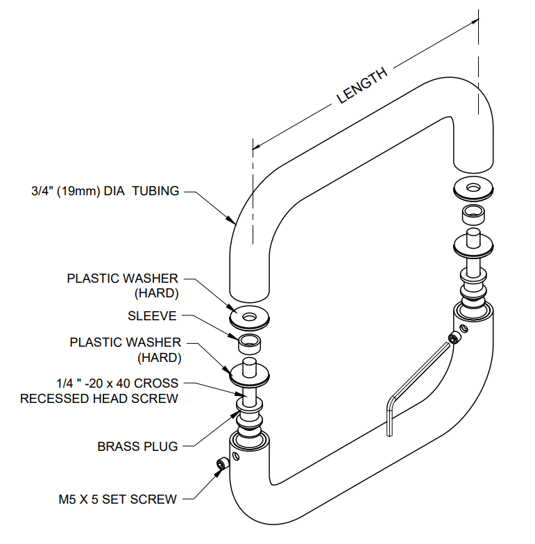 High-quality glass sink faucet for modern bathrooms.