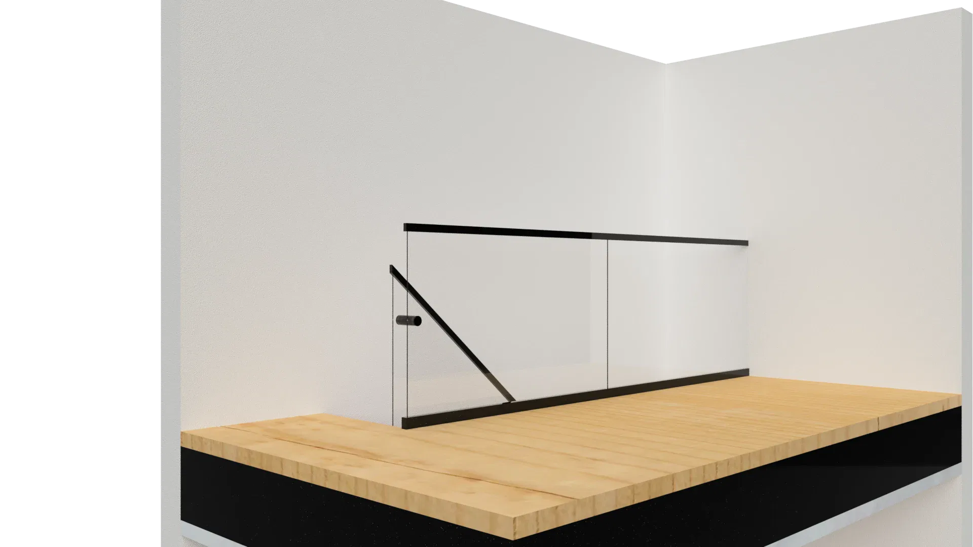 High-quality glass and mirror installation for modern interior design and stylish wall accents.