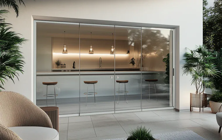Frameless Sliding Wall