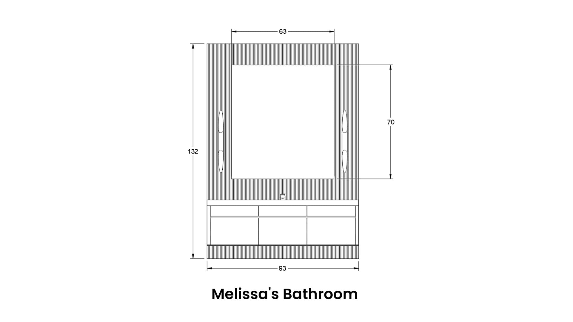 High-quality crystal glass mirror for bathrooms, custom-cut for perfect fit and clarity.