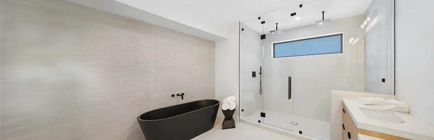 Elegant Glass Shower Enclosures for Homes in Palm Beach, Boca Raton, Delray Beach & Highland Beach