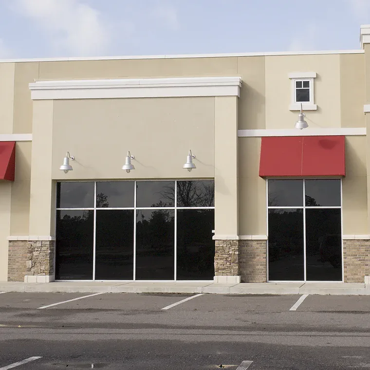 High-quality glass and mirror installation for commercial buildings.
