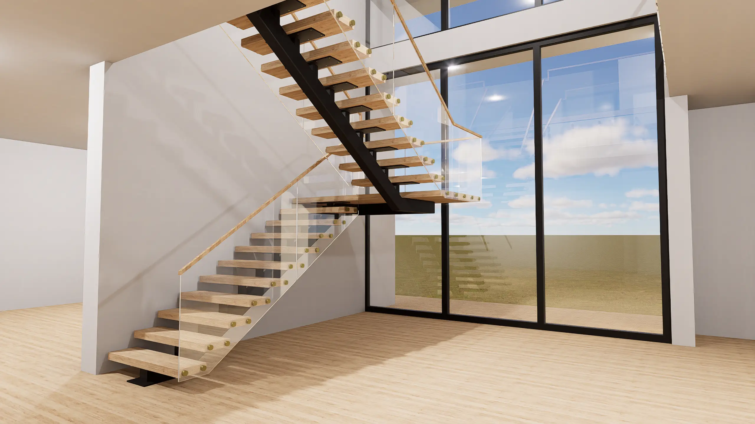 Floating Stairs | 1175 SW Residence