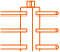 Turn corners with a single post