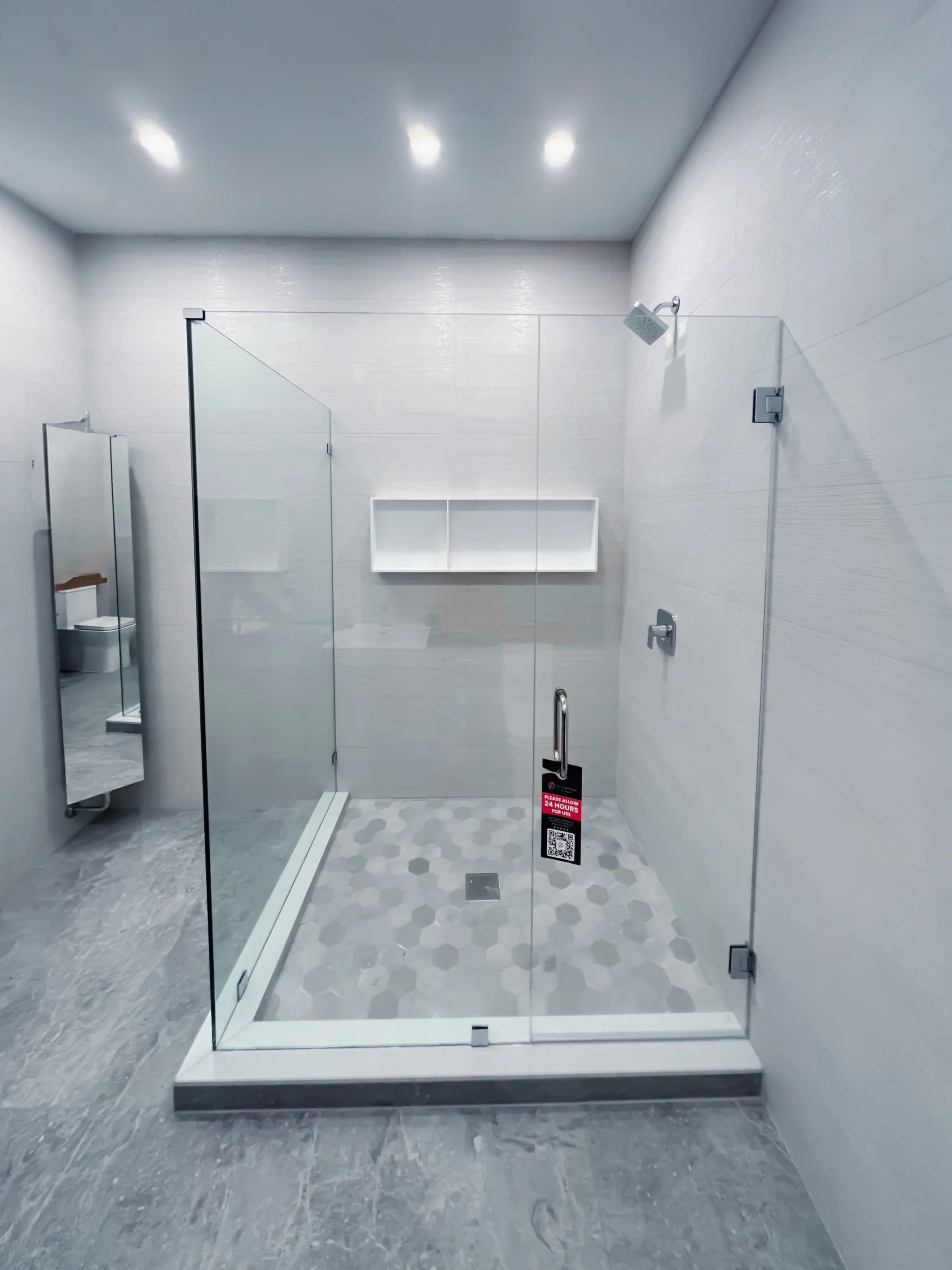 Shower Door in Bromeliad Residence