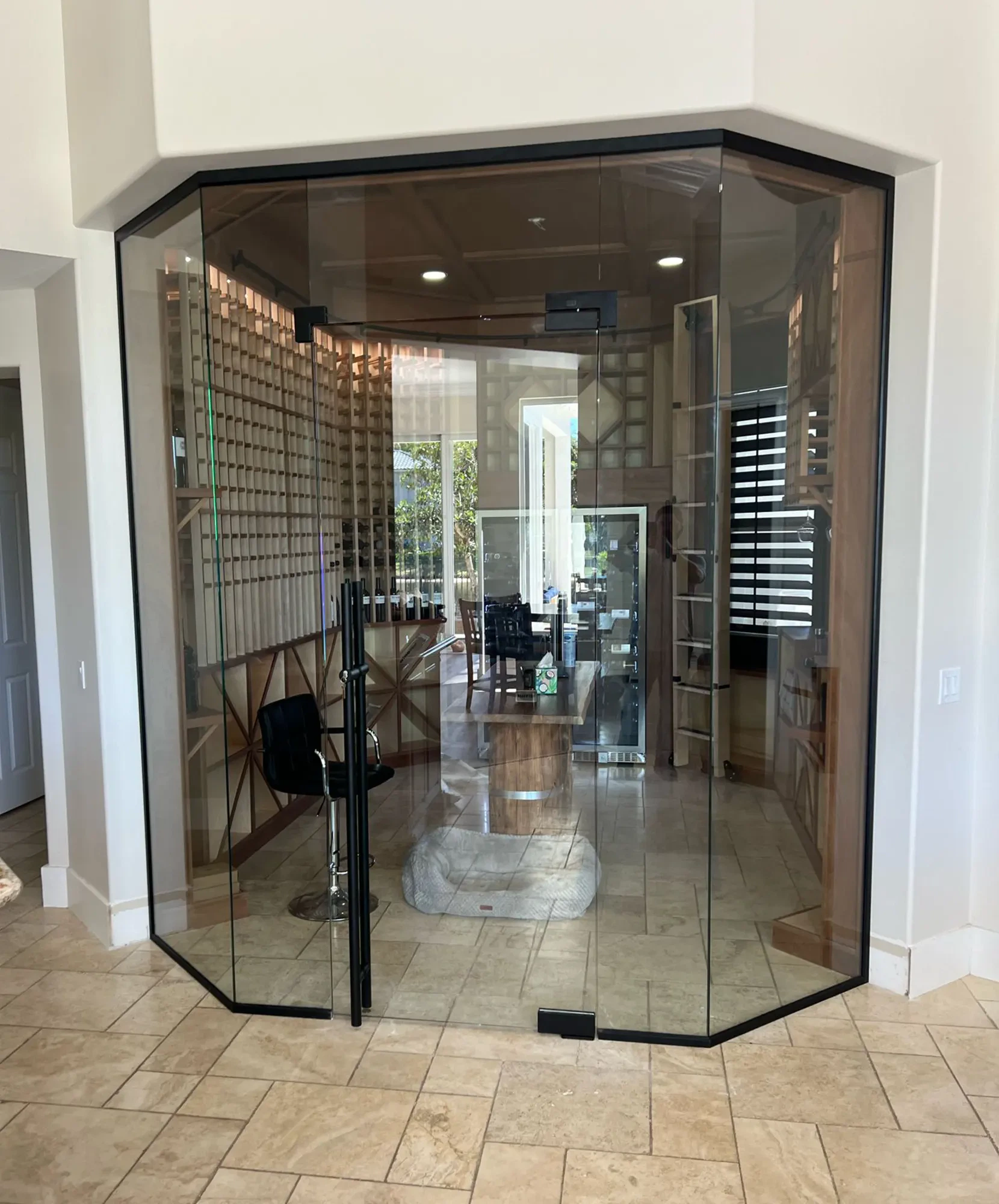 Wine cellar 1/2 clear glass