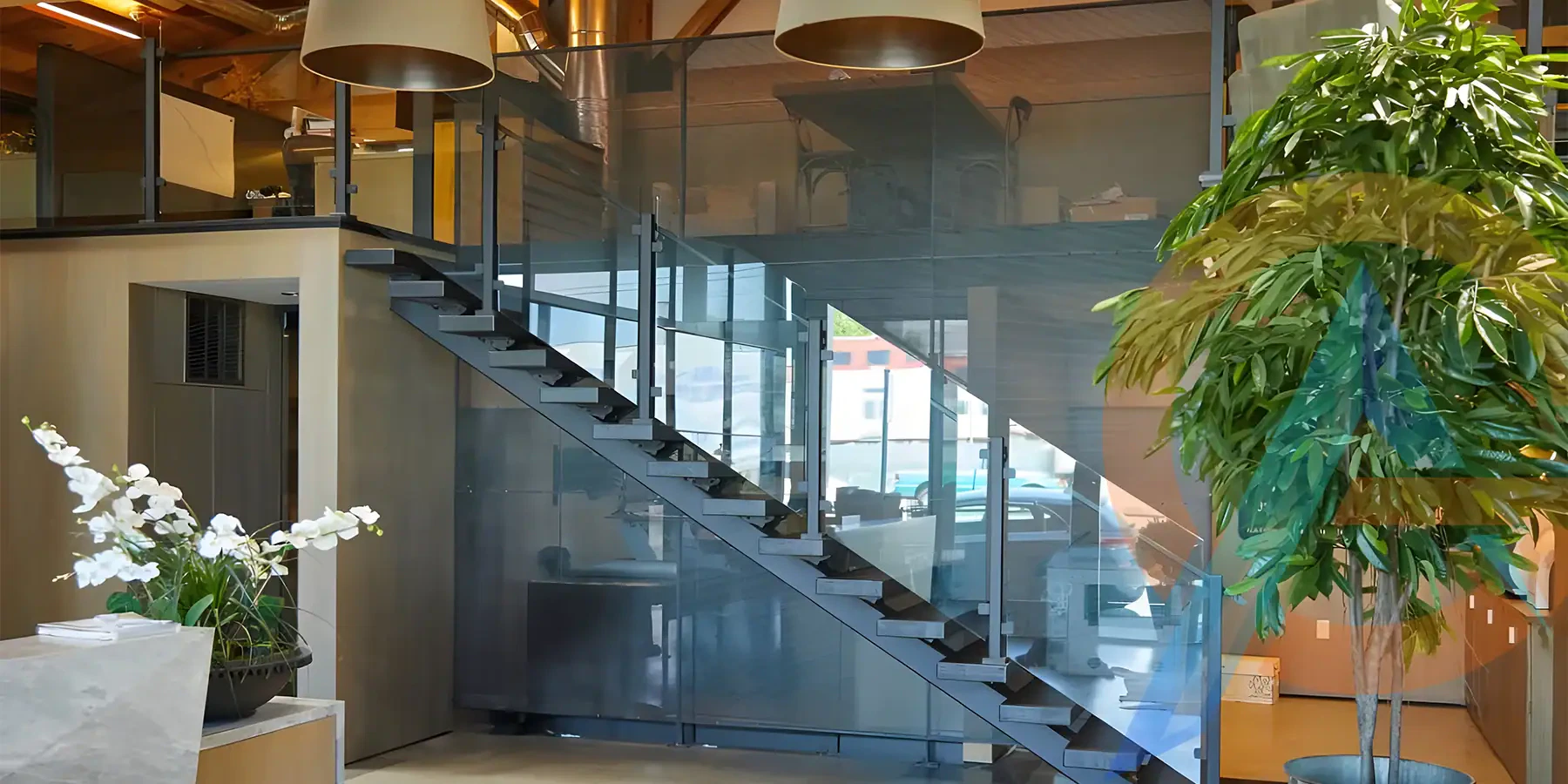 Post System Glass Railings in Boca Raton Florida