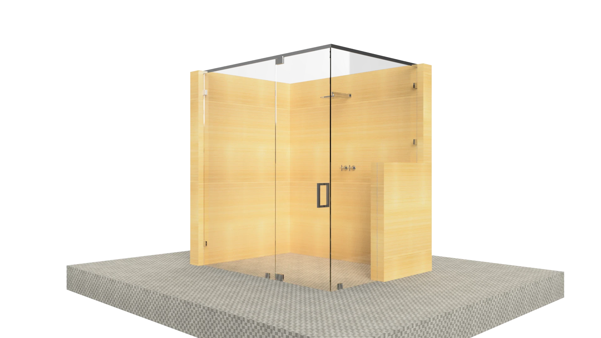 Angle Shower Samantha Residence
