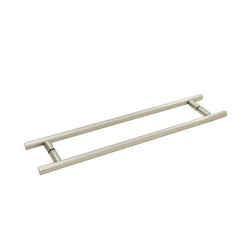 Modern stainless steel towel bar for bathroom. Durable, sleek design, perfect for glass or mirror installations.