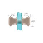 High-quality glass spacer for mirrors or glass installations for precise alignment.