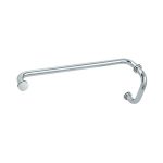 Stainless steel towel bar for bathroom and kitchen, durable and sleek design.
