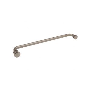 Stainless steel safety grab bar for bathroom and shower.