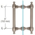 High-quality glass and metal railing fixture with durable construction for secure glass support.