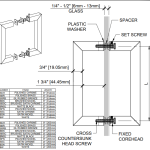 High-quality mirrored glass installation with adjustable brackets and secure screw fittings.