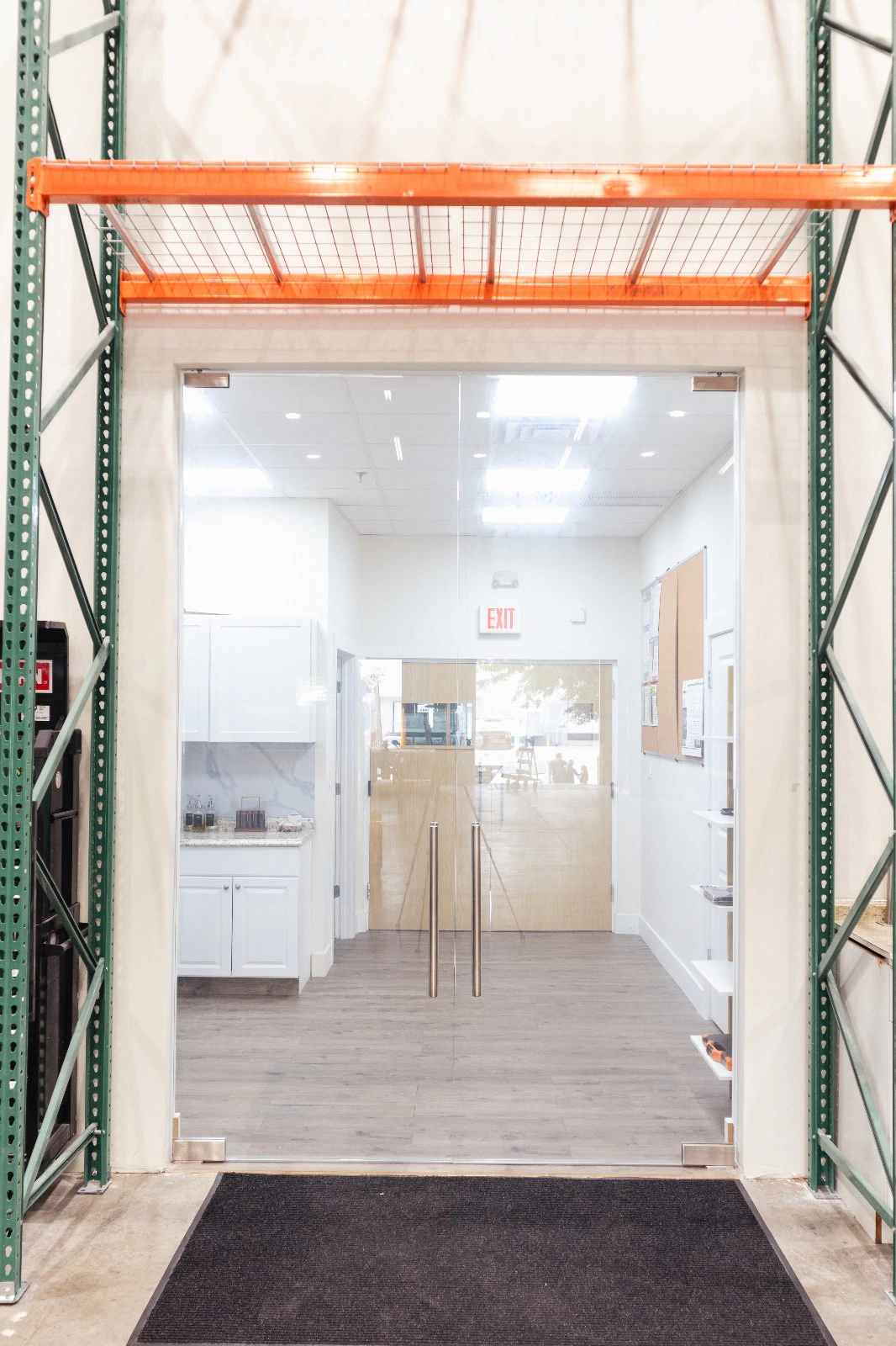 Frameless Swing Glass Doors for Riviera Beach Office