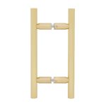 Wooden door handle for glass & mirror doors.