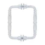 Elegant polished glass door handle, perfect for mirrors and furniture. Stylish and durable for home decor.