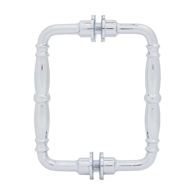 Elegant polished glass door handle, perfect for mirrors and furniture. Stylish and durable for home decor.