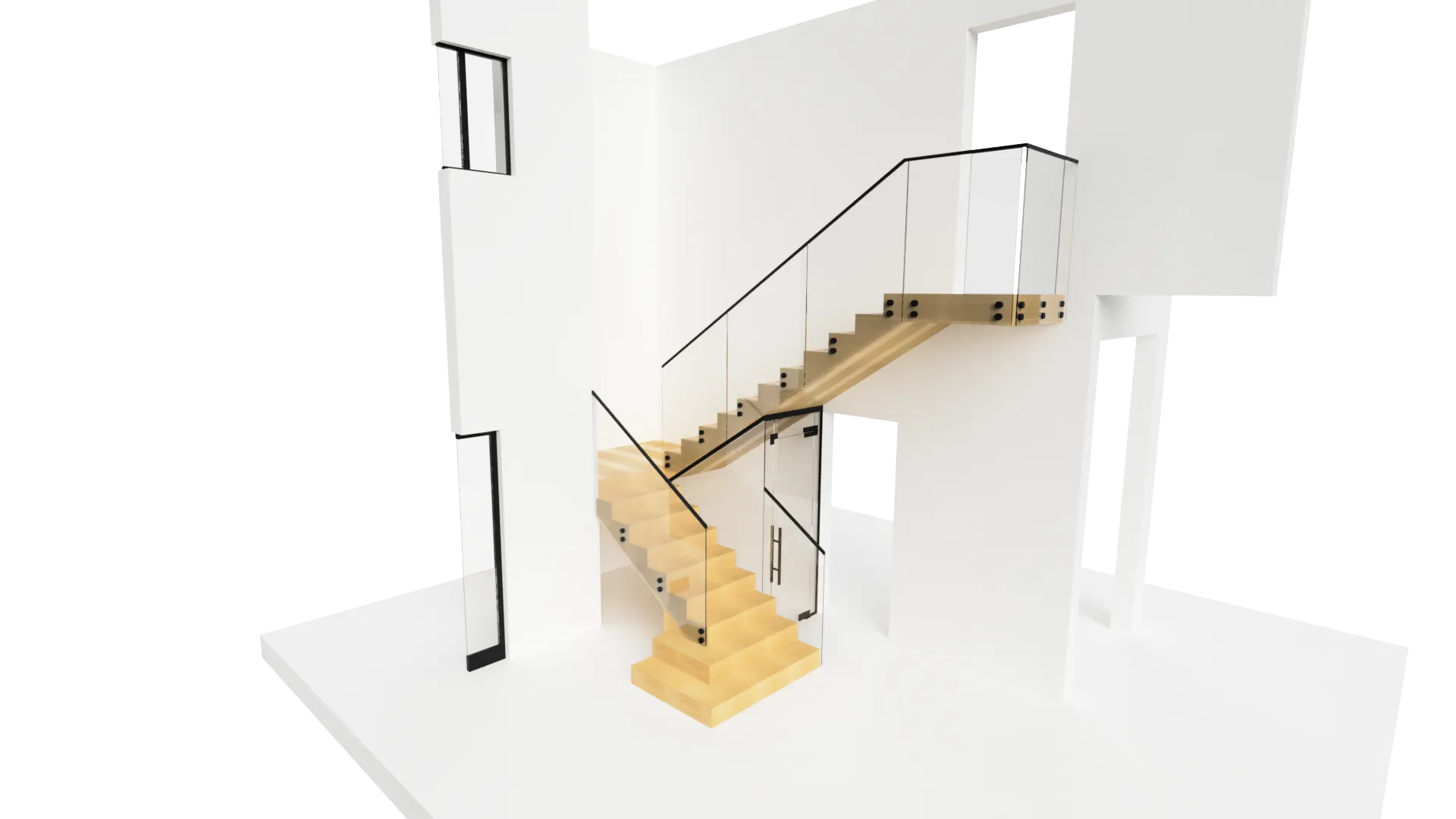 Glass Railing | 77th PL Residence
