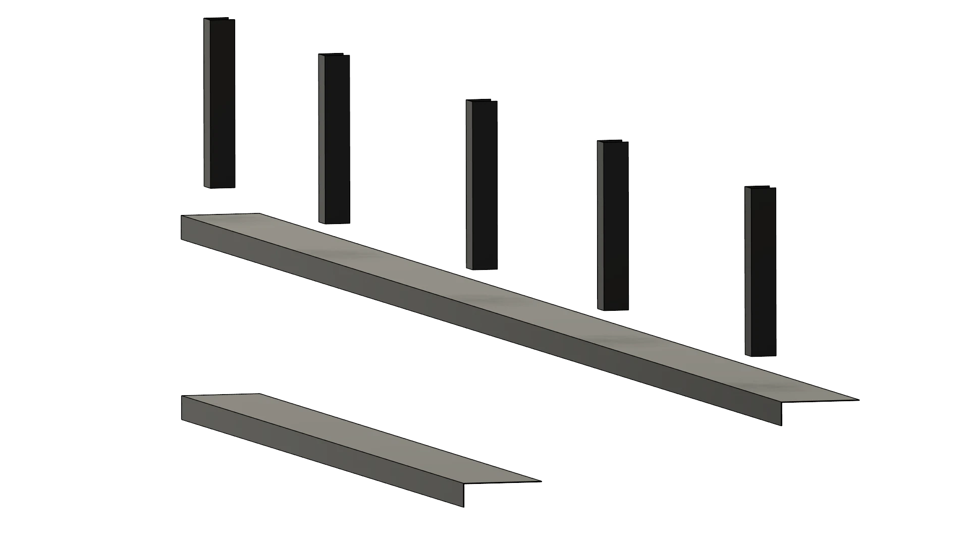 High-quality glass and mirror shelves for modern home decor and stylish interior design.