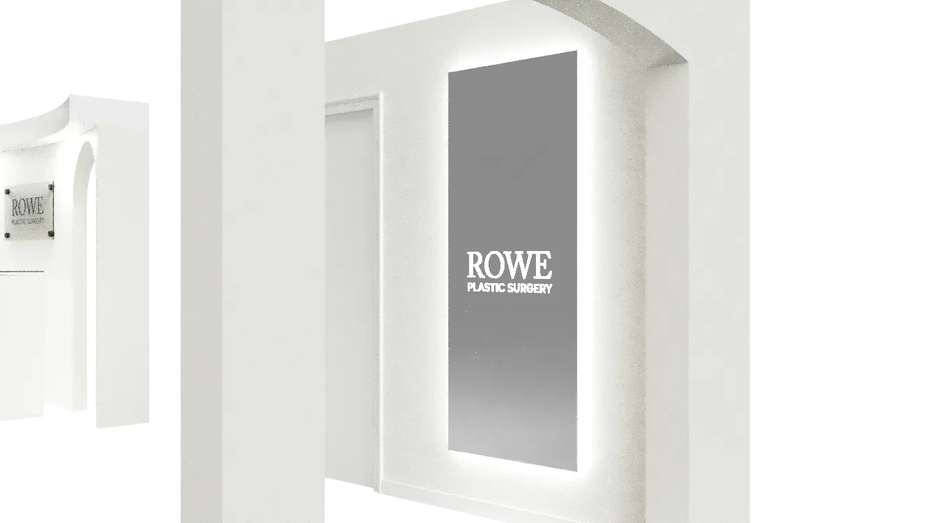 Reflective wall mirror with built-in LED lighting, ideal for home decor and bathroom vanity.