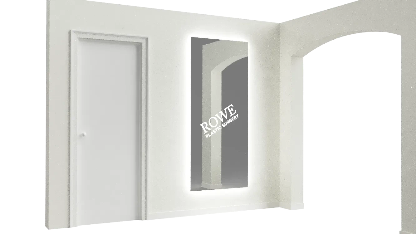 High-quality decorative glass mirror for home or office walls.