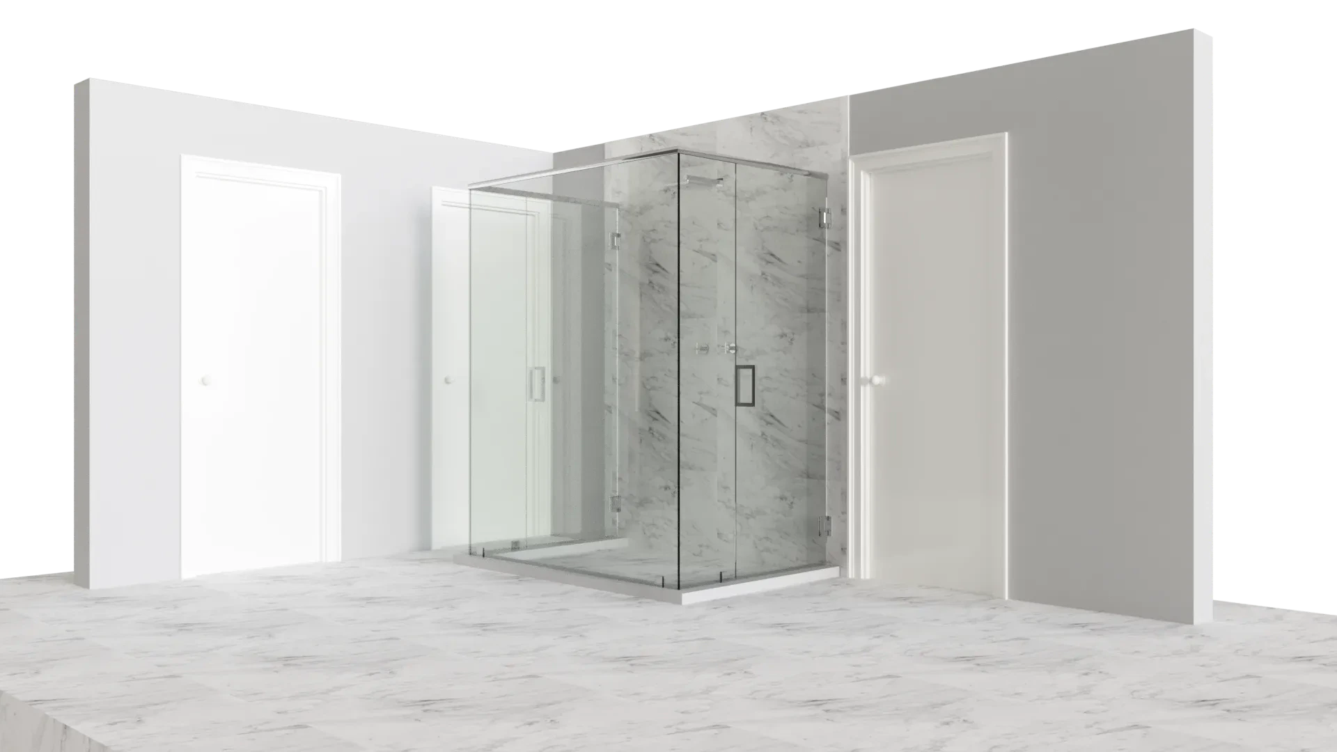 Shower Enclosure | Edwards Lane Residence