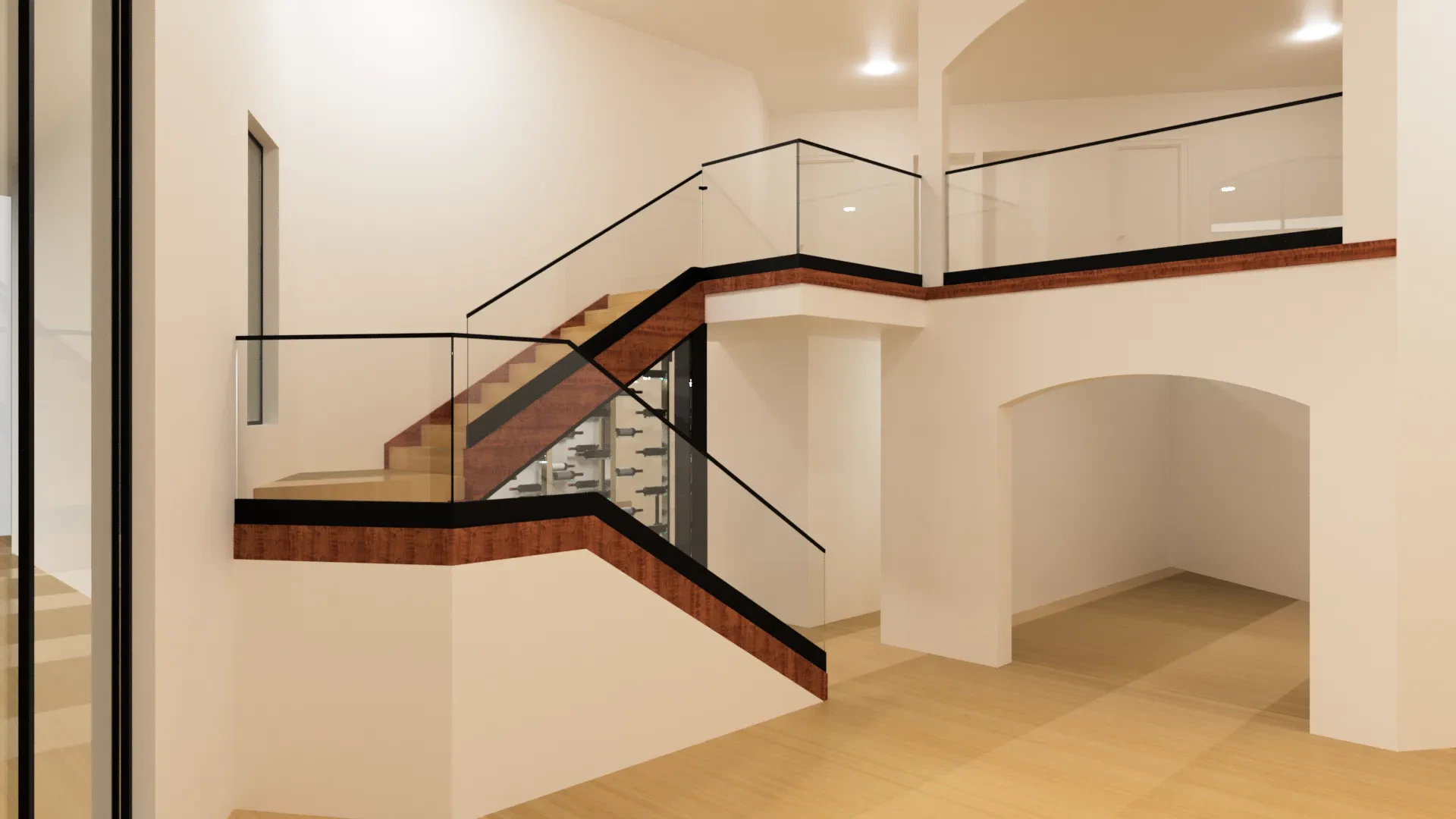 Glass Railing | Audubon Trce Residence