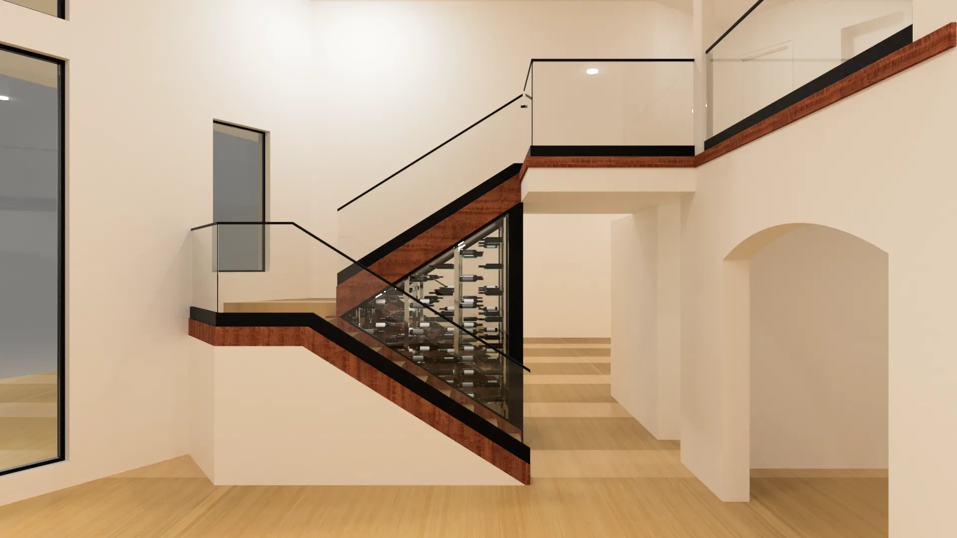 Glass Railing | Audubon Trce Residence