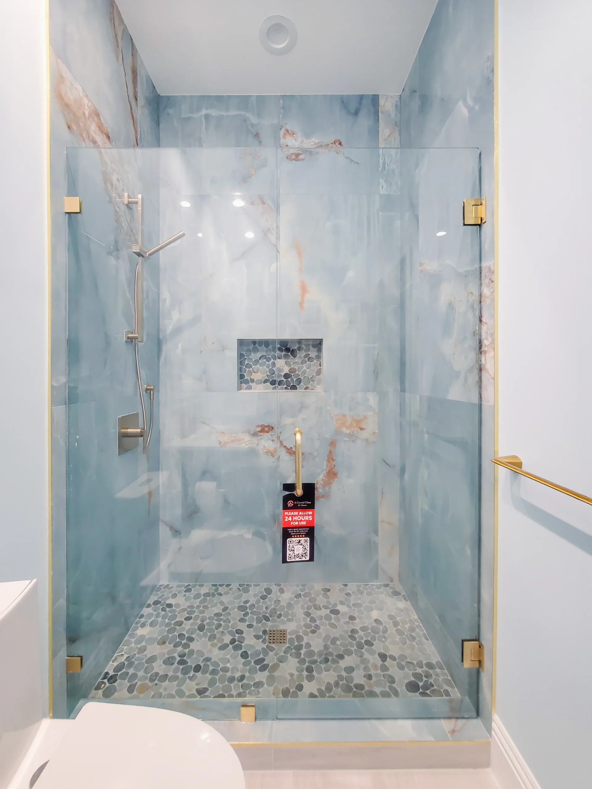 Shower Enclosure | Falcon Green Dr Residence – Blue Stone Bath