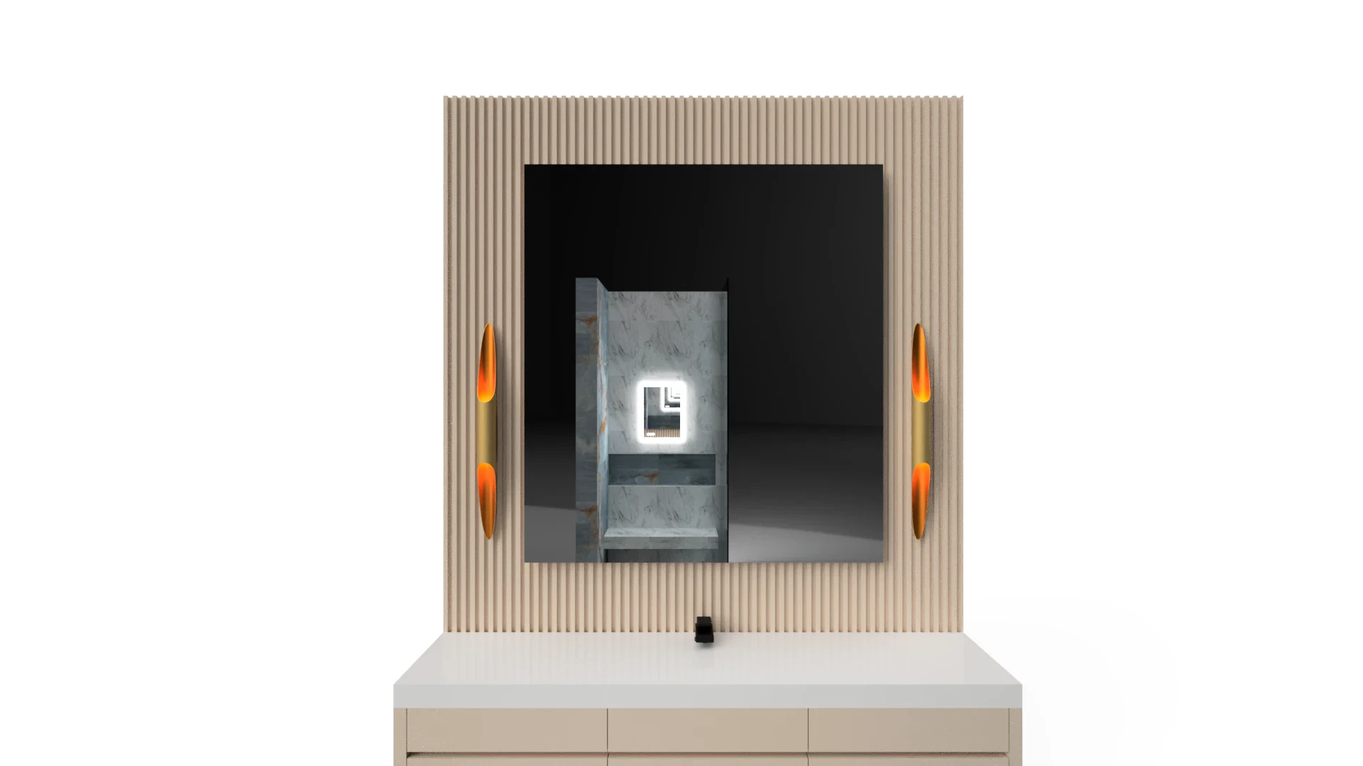 High-quality crystal glass mirror for bathrooms, custom-cut for perfect fit and clarity.