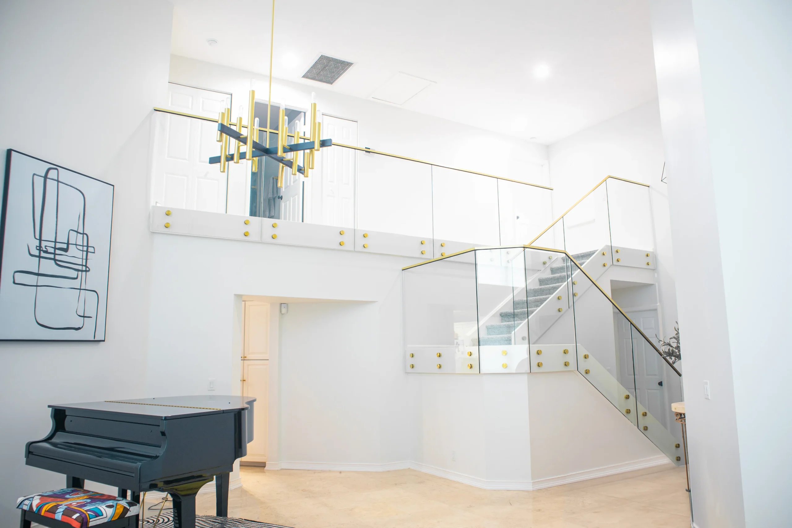 Glass Railing | Siena Oaks Cir West Residence