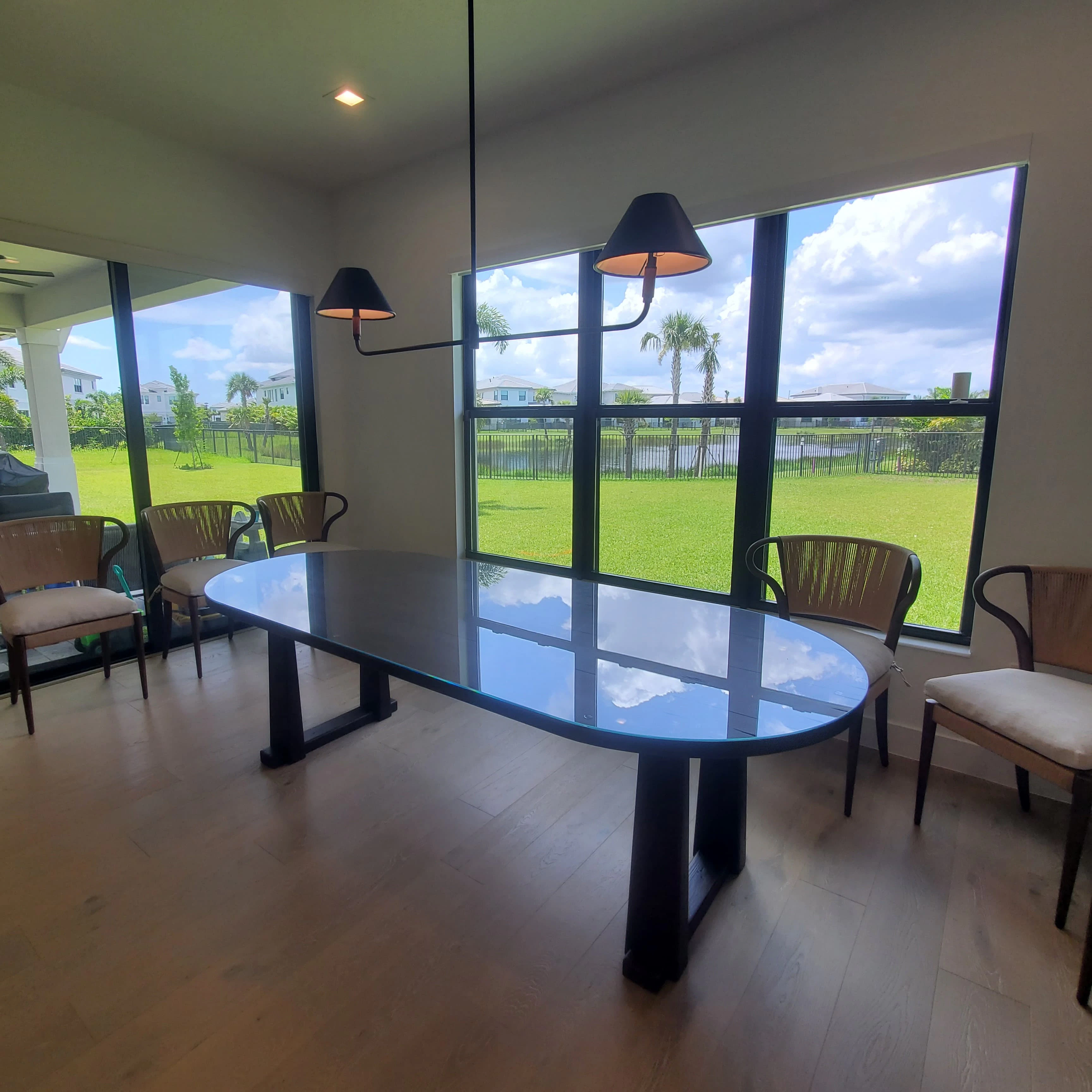 Glass Tabletop | Feathering Way Residence