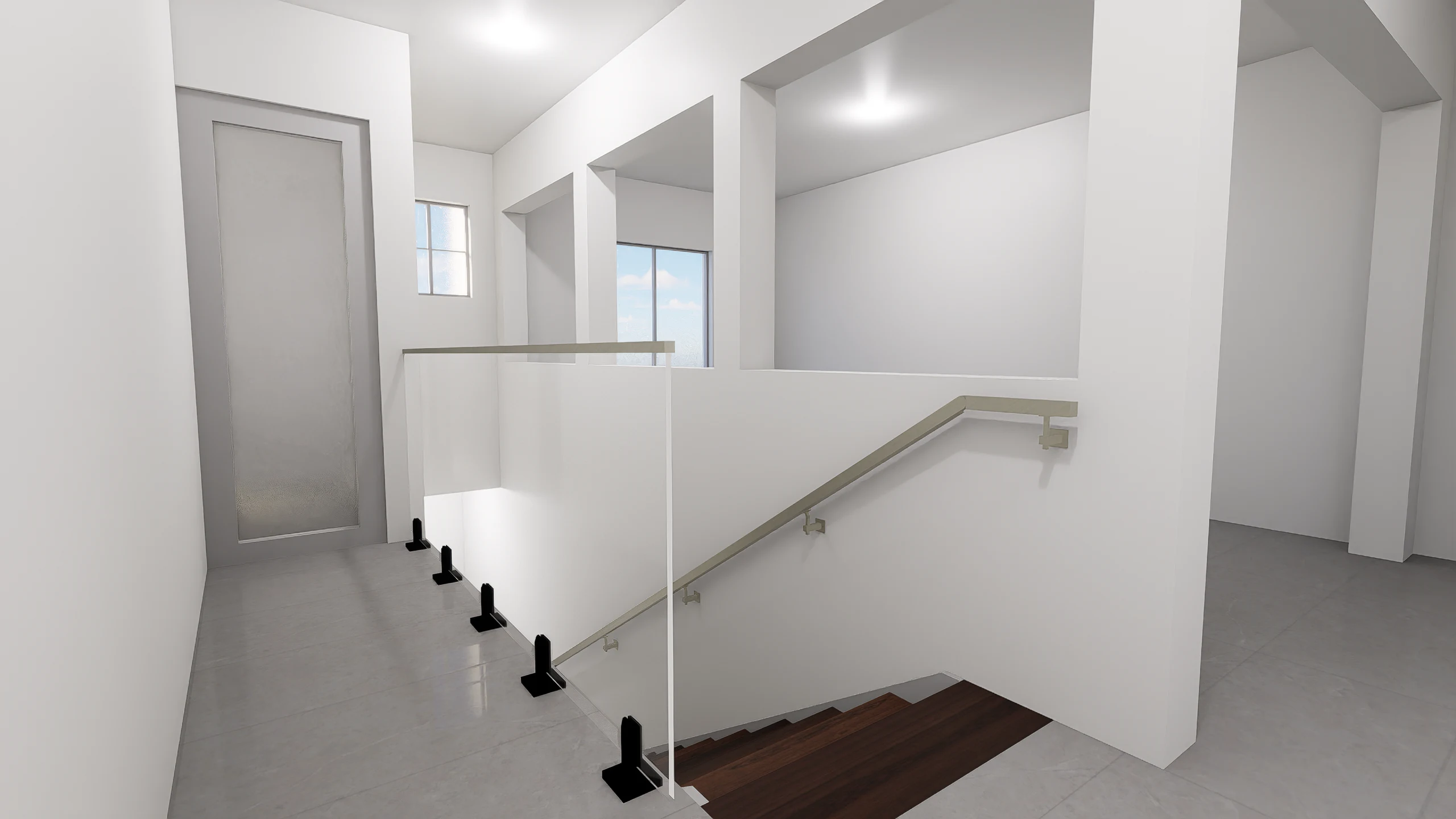 Glass Railing | Orchid Hammock Drive Residence