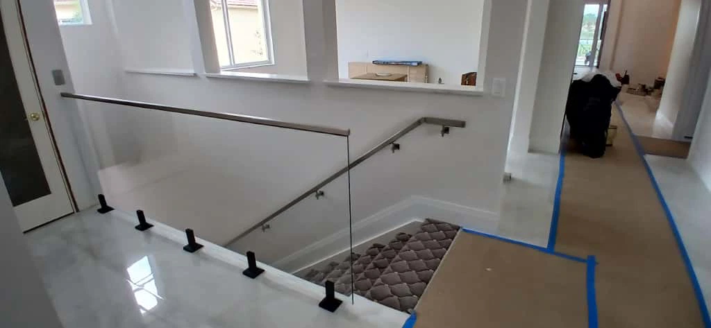 Glass Railing | Orchid Hammock Drive Residence
