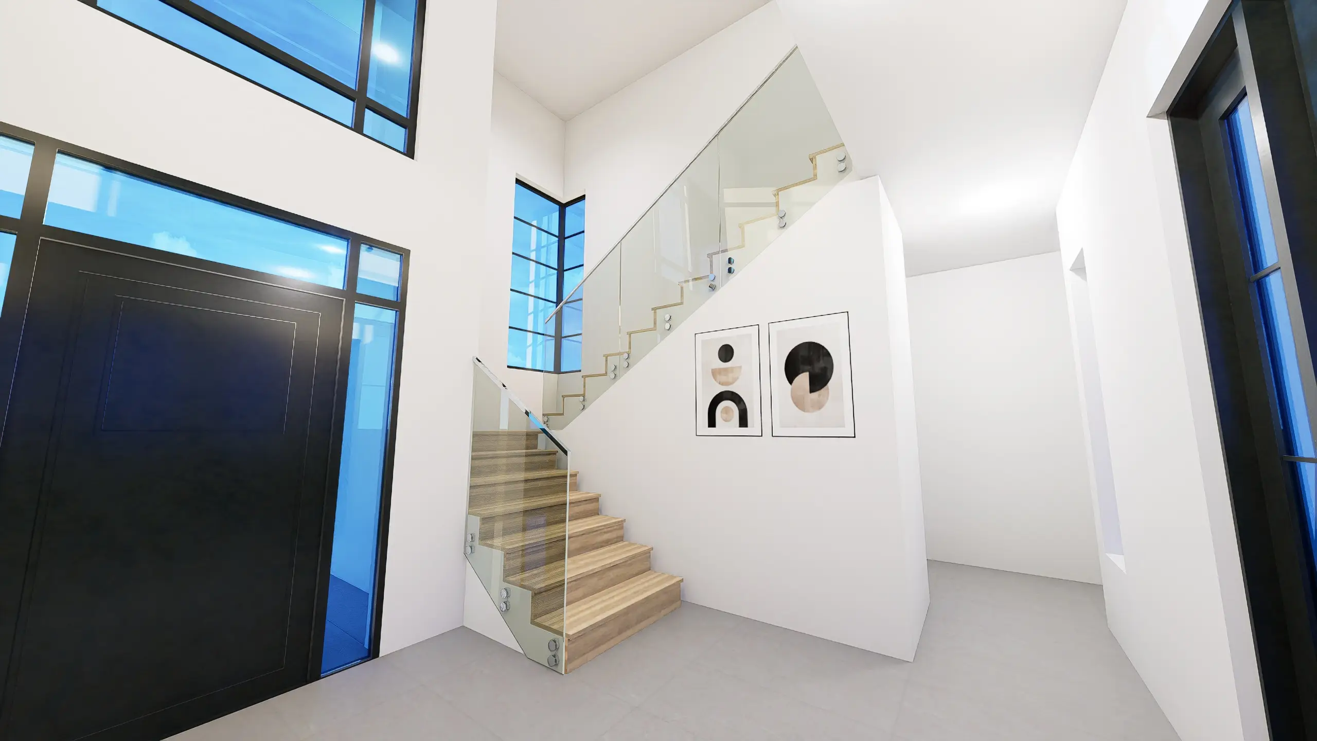 Glass Railing | Lake Ave Residence Option 2