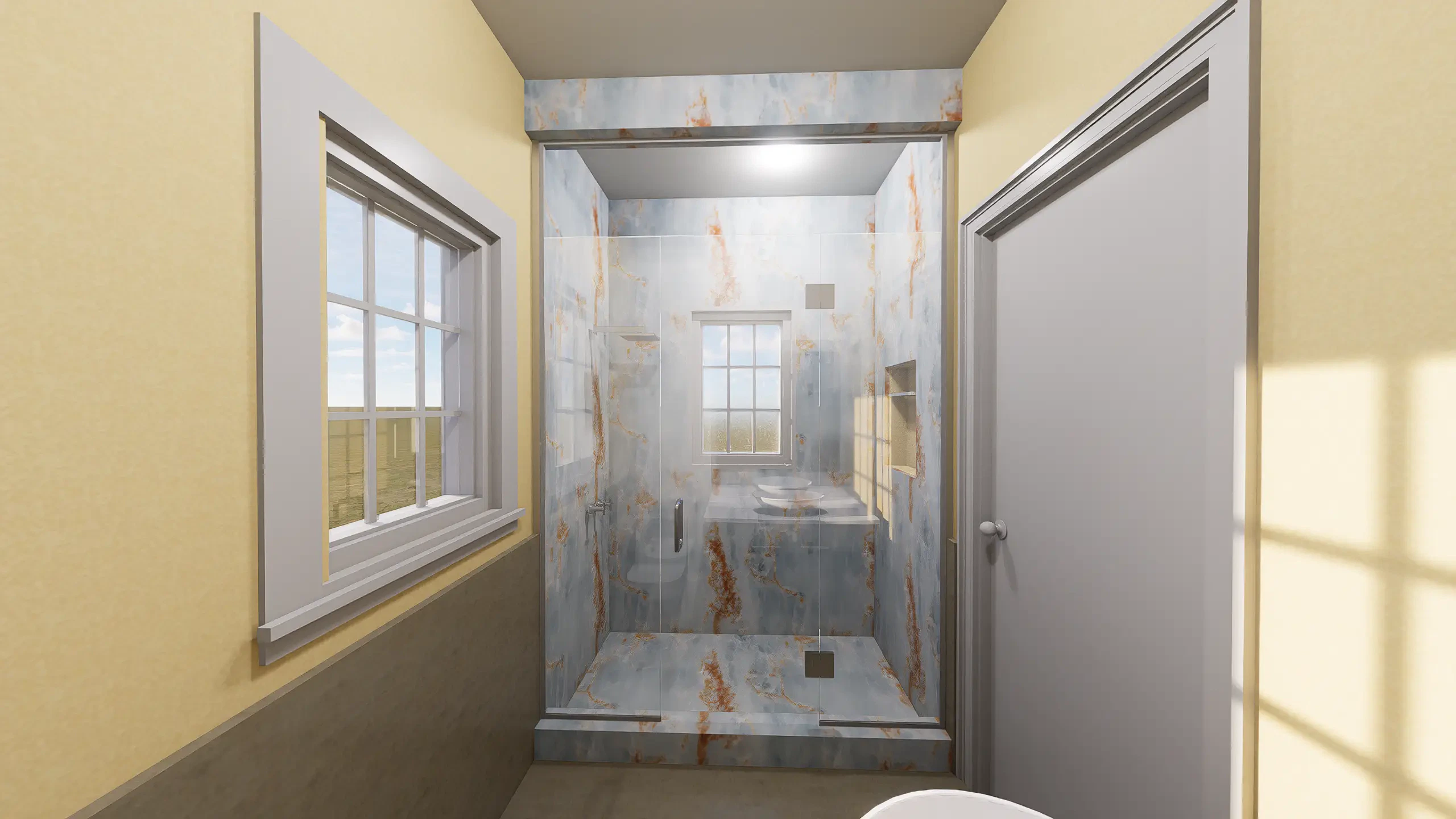 Shower Enclosure | Seminole Ave Residence