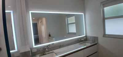 LED Mirror | Waterway Drive Residence