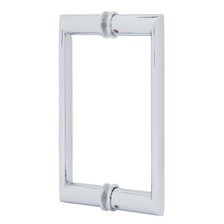 High-quality white crystal glass mirror frame for elegant home decor.