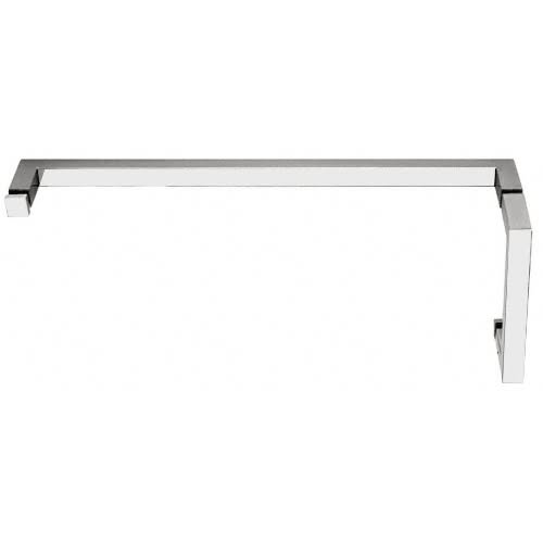 Stainless steel glass towel bar for bathrooms and kitchens, sleek design.