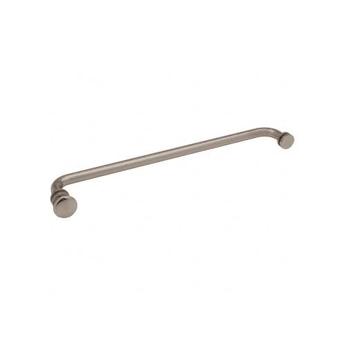 Stainless steel safety grab bar for bathroom and shower.