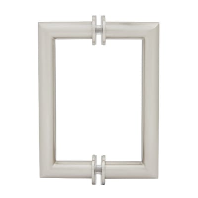 White glass mirror frame for home decor and interior design.