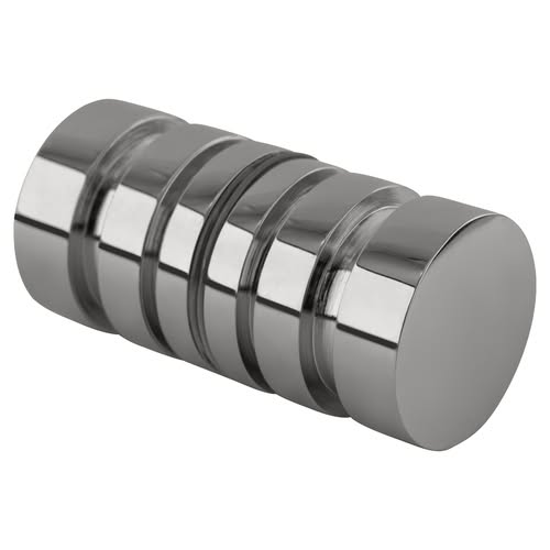 High-quality chrome magnetic rod for glass and mirror mounting.