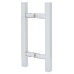 High-quality glass door handle for elegant home or office decor.