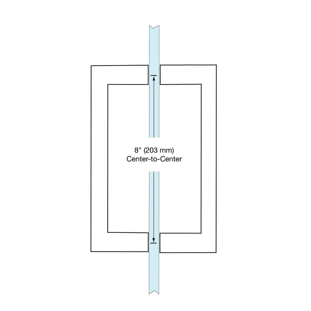 High-quality glass mirror layout and measurements for precise installation at A Crystal Glass & Mirror.
