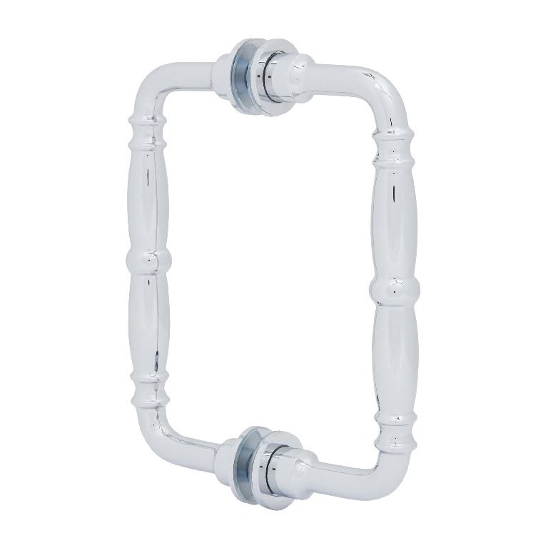 High-quality glass and mirror hardware handle for elegant home décor.
