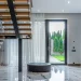High-quality crystal glass and mirror installation in modern home.