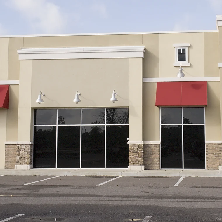 High-quality glass and mirror installation for commercial buildings.