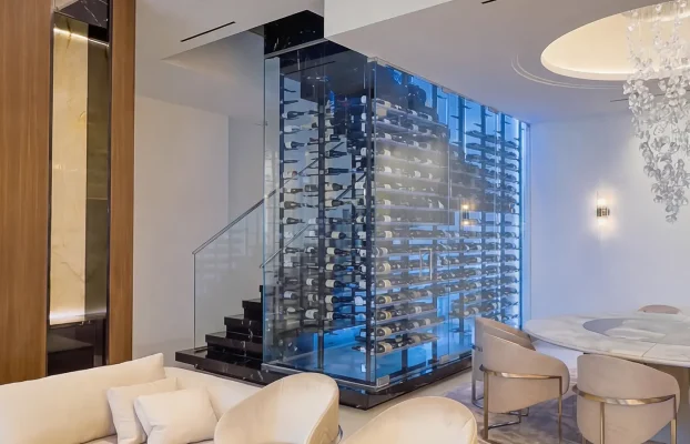 Glass Wine Cellars in West Palm Beach for Modern Homes